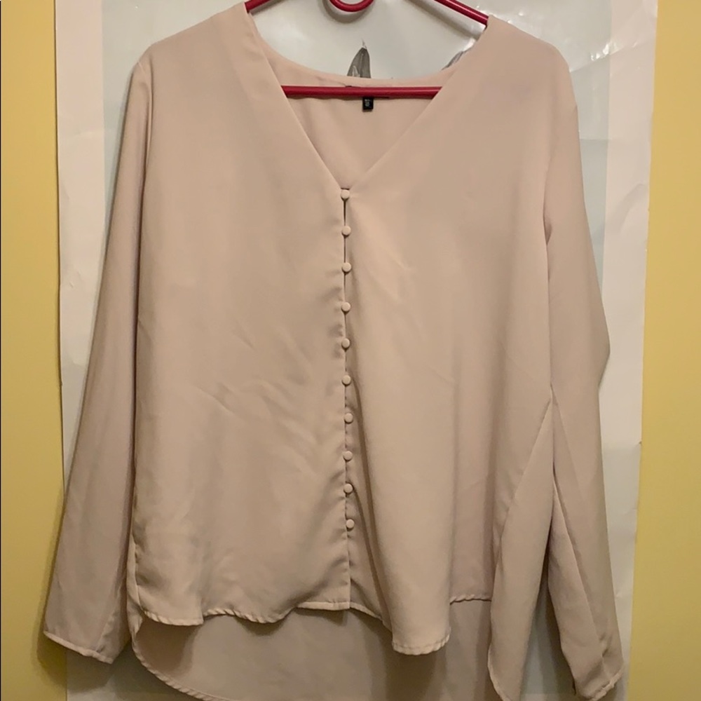 Blush blouse